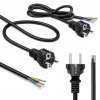 Qoltec Kabel zasilający SCHUKO CEE 7/7 (E/F) | miedź Cu | odizolowany lutowany | 3x0.75mm2 | 1.8m
